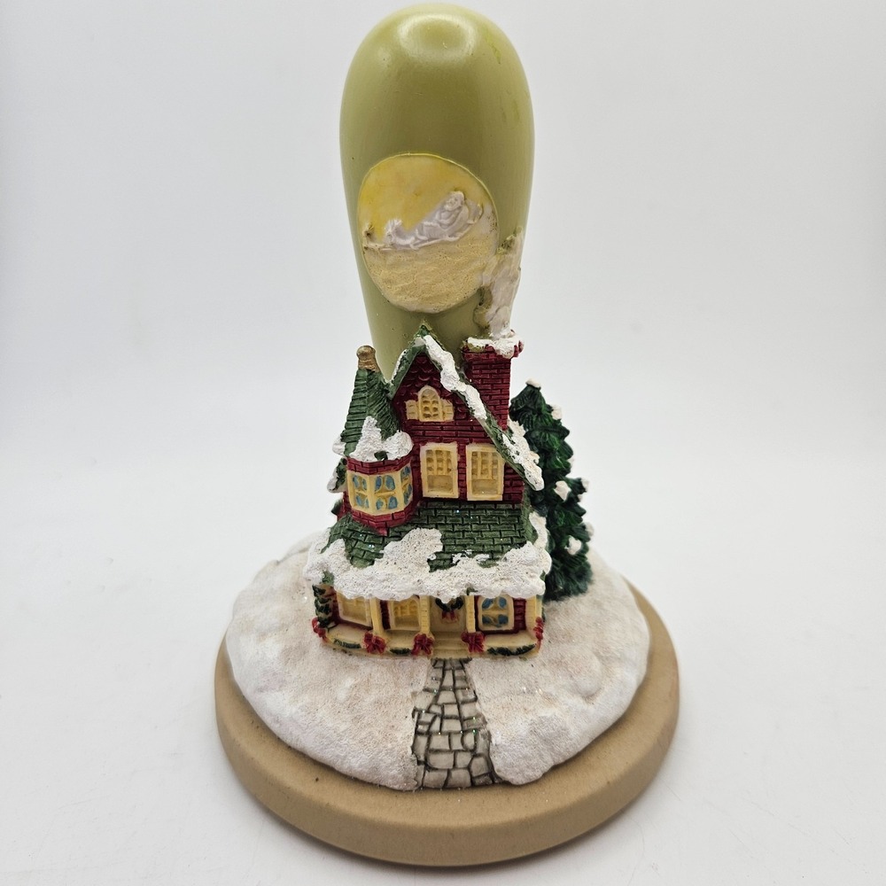 Brown Bag Cookie Art 1999 Christmas House Cookie Press Stamp Mold Holiday Decor